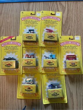 Matchbox Originals Early Vehicles Collector Set - Yellow Pack (Assorted Colors)